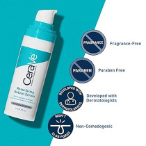 CeraVe Retinol Serum for Post-Acne Marks and Skin Texture Pore Refining, Resurfacing, Brightening Facial Serum with Retinol and Niacinamide Fragrance Free, Paraben Free And Non-Comedogenic 1 Oz