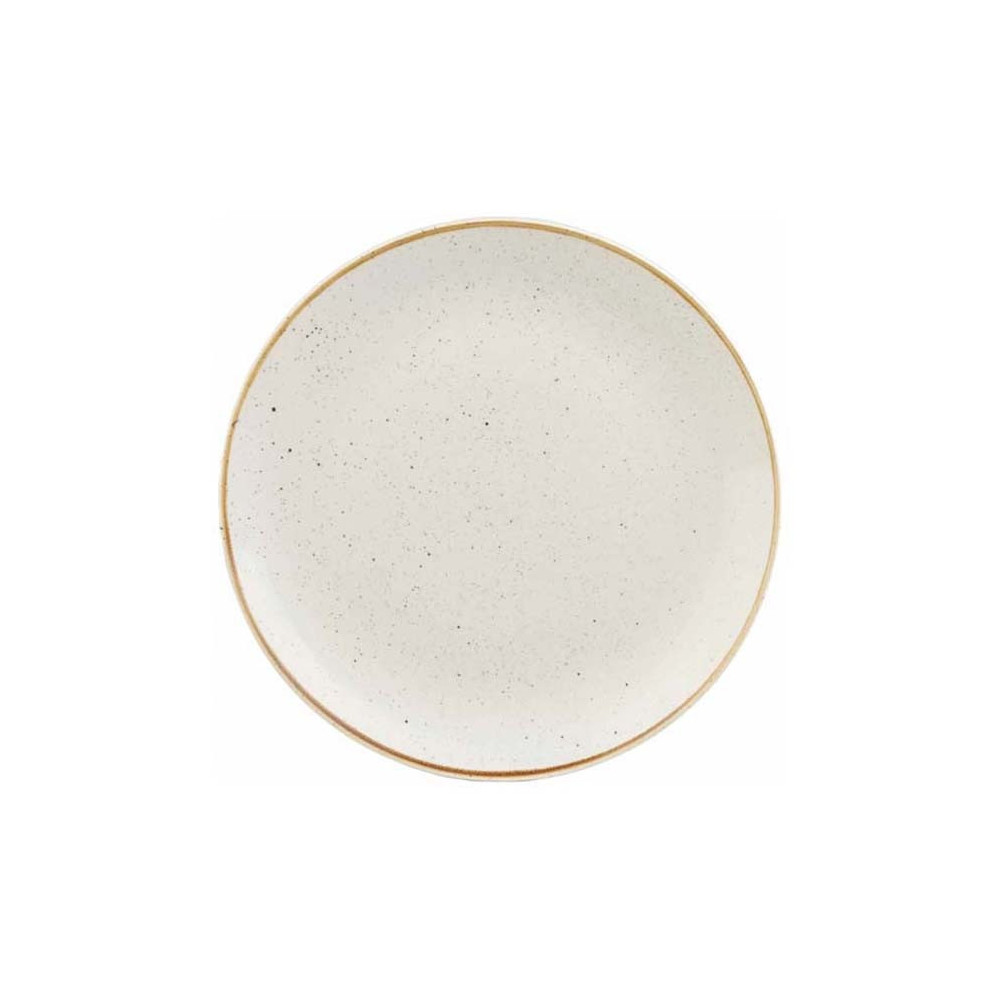 Churchill Stonecast Barley White Evolve Coupe Plate, 26 Cm
