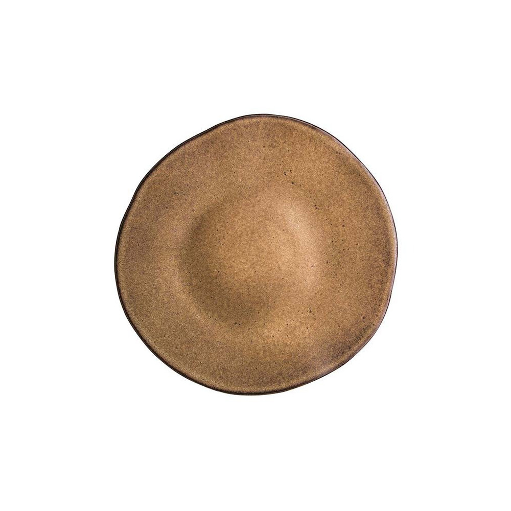 Stylepoint Q Authentic Stone Brown Plate, 28.5 Cm