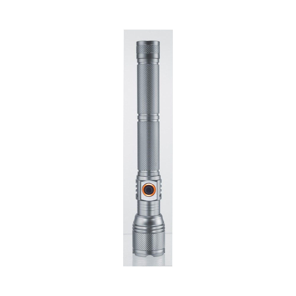 Sonashi Rechargeable LED Torch With Zoom Function 3 Pieces, Silver