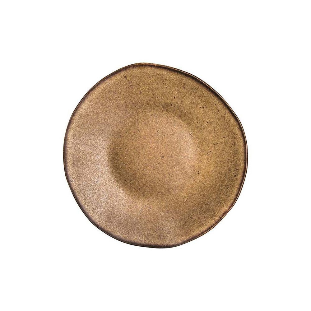 Stylepoint Q Authentic Stone Brown Plate, 21 Cm