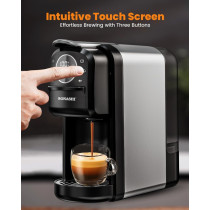 Sonashi 3 In 1 Multi-Function Espresso Coffee Machine, Black-Grey
