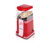 Sonashi Popcorn Maker 1200W, White/Red