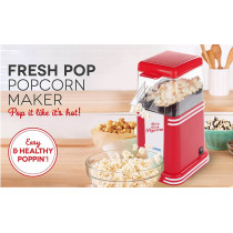 Sonashi Popcorn Maker 1200W, White/Red