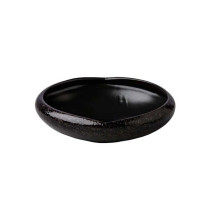 Stylepoint Side Bowl Black Satin/Stone, 17 X 4.6 Cm