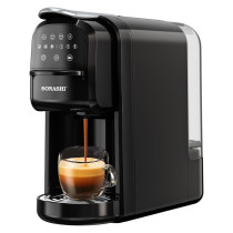 Sonashi 3 In 1 Multi-Function Espresso Coffee Machine, Black