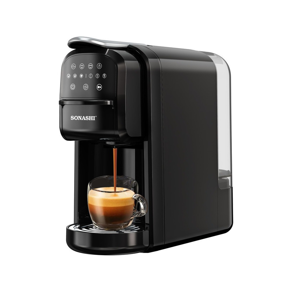 Sonashi 3 In 1 Multi-Function Espresso Coffee Machine, Black