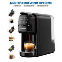 Sonashi 3 In 1 Multi-Function Espresso Coffee Machine, Black