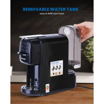 Sonashi 3 In 1 Multi-Function Espresso Coffee Machine, Black