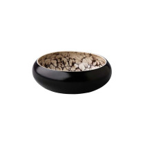Stylepoint Deep Bowl Bubble Black Satin, 19 X 6.5 Cm