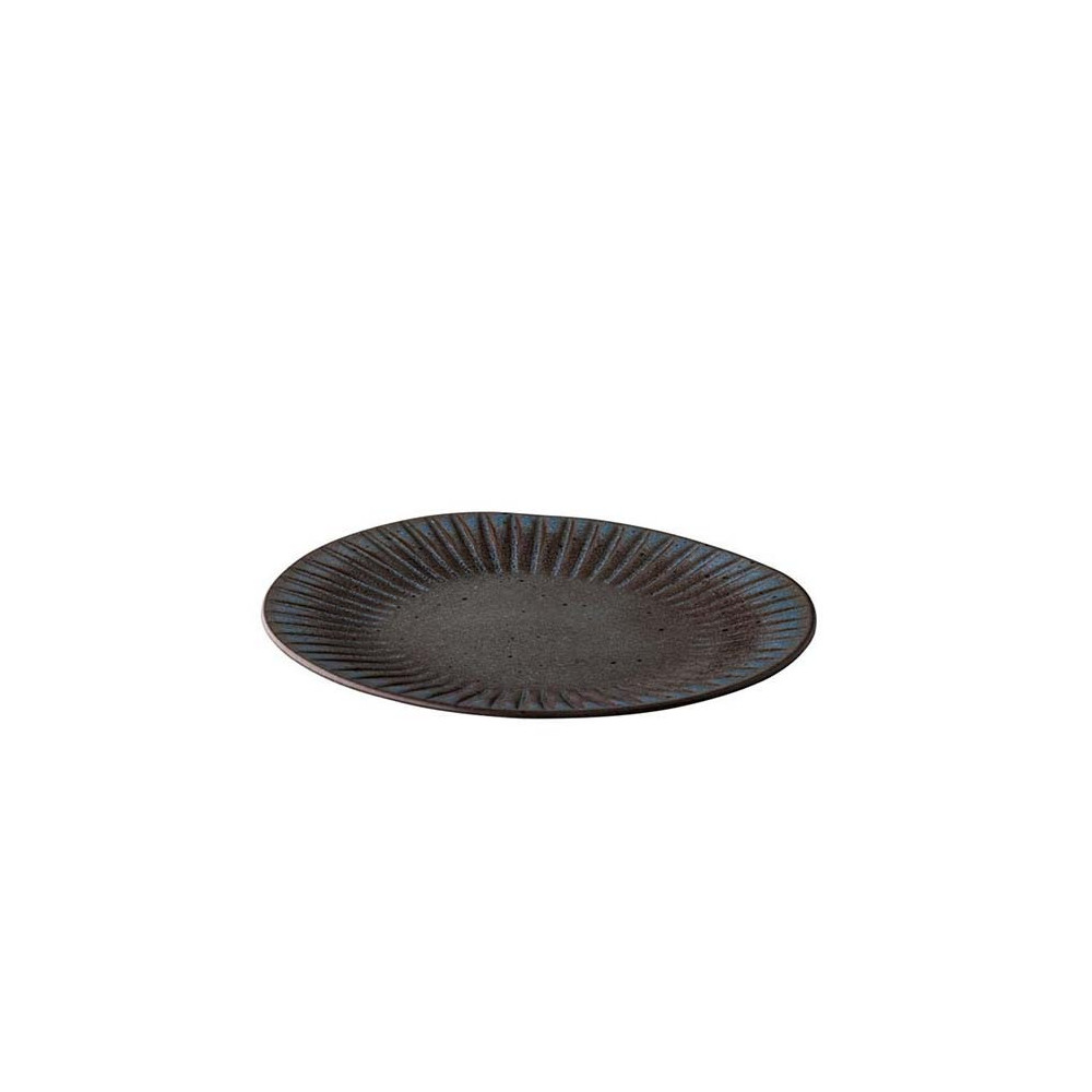 Stylepoint Q Authentic Stone Green Plate, 28.5 Cm