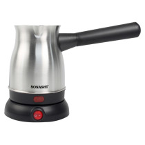Sonashi Turkish Coffee Machine, Black-Silver