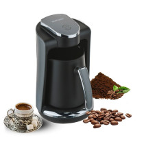 Sonashi Turkish Coffee Machine, Black-Silver, 500W