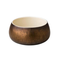 Stylepoint Curved Bowl, Metallic Gold, 15 X 7.5 Cm