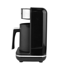 Sonashi Turkish Coffee Machine, Black-Silver, 500W, 400 ML