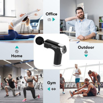 Sonashi 6 In 1 Rechargeable Gun Massager, Black