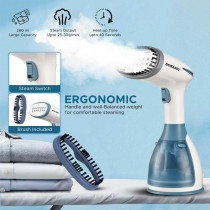 Sonashi Portable Handheld Garment Steamer, Blue/White