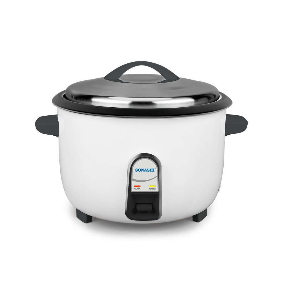 Sonashi 4.2 Litre Rice Cooker With Steamer, White