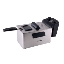 Sonashi 3 Litre Deep Fryer, Silver/Black