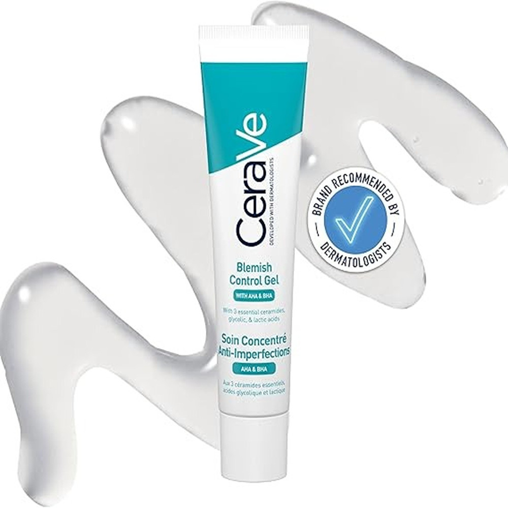 Cerave Blemish Control Gel Moisturiser With 2% Salicylic Acid And Niacinamide For Blemish-Prone Skin 40Ml