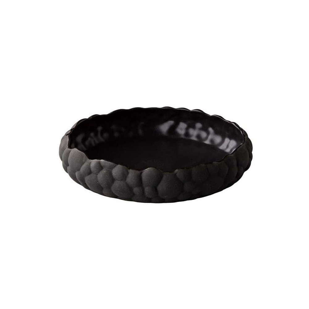 Stylepoint Bubble Deep Plate Black, 24.5 X 5.5 Cm