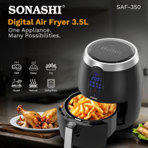 Sonashi 3.5 Litre Digital Air Fryer 1400 W
