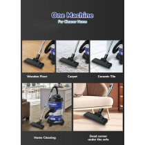 Sonashi 2400W 25 Litre Drum Vacuum Cleaner, Blue-Grey