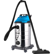 Sonashi 1600W 30L Wet And Dry Vacuum Cleaner, Silver-Blue