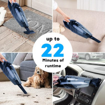 Sonashi Rechargeable Vacuum Cleaner 80 W, Blue