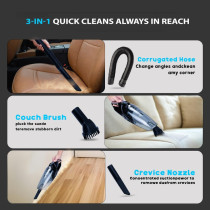 Sonashi Rechargeable Vacuum Cleaner 80 W, Blue