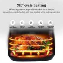 Sonashi 9.5 Litre Digital Air Fryer 1800W