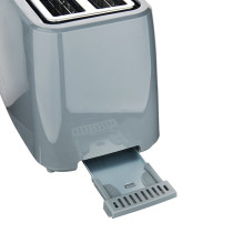 Sonashi 2 Slice Bread Toaster, Grey