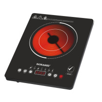 Sonashi Infrared Ceramic Stove/Cooker 2000W, Black