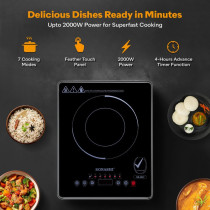 Sonashi Infrared Ceramic Stove/Cooker 2000W, Black