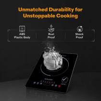 Sonashi Infrared Ceramic Stove/Cooker 2000W, Black