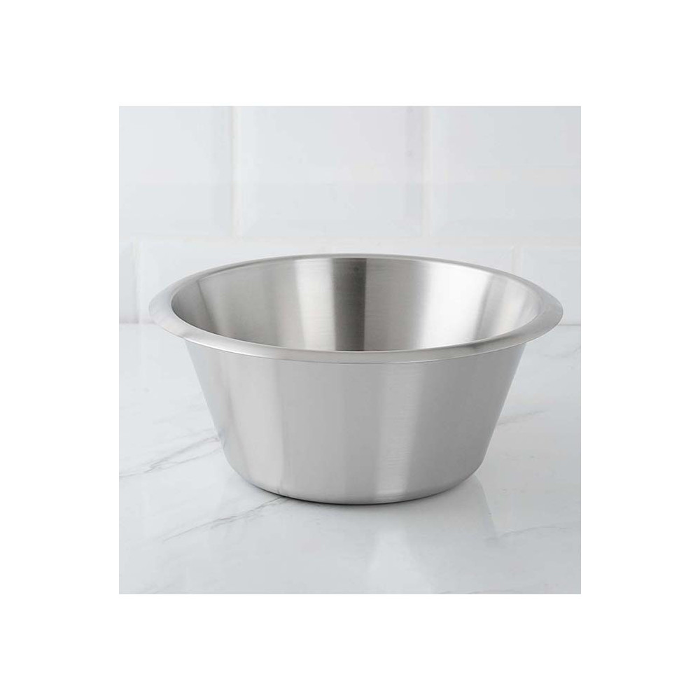 Eurochef Mixing, Whipping, Storing Bowl, Flat Bottom, Stainless Sleel