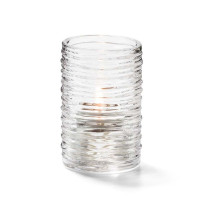 Hollowick Candle Holder, Clear Typhoon