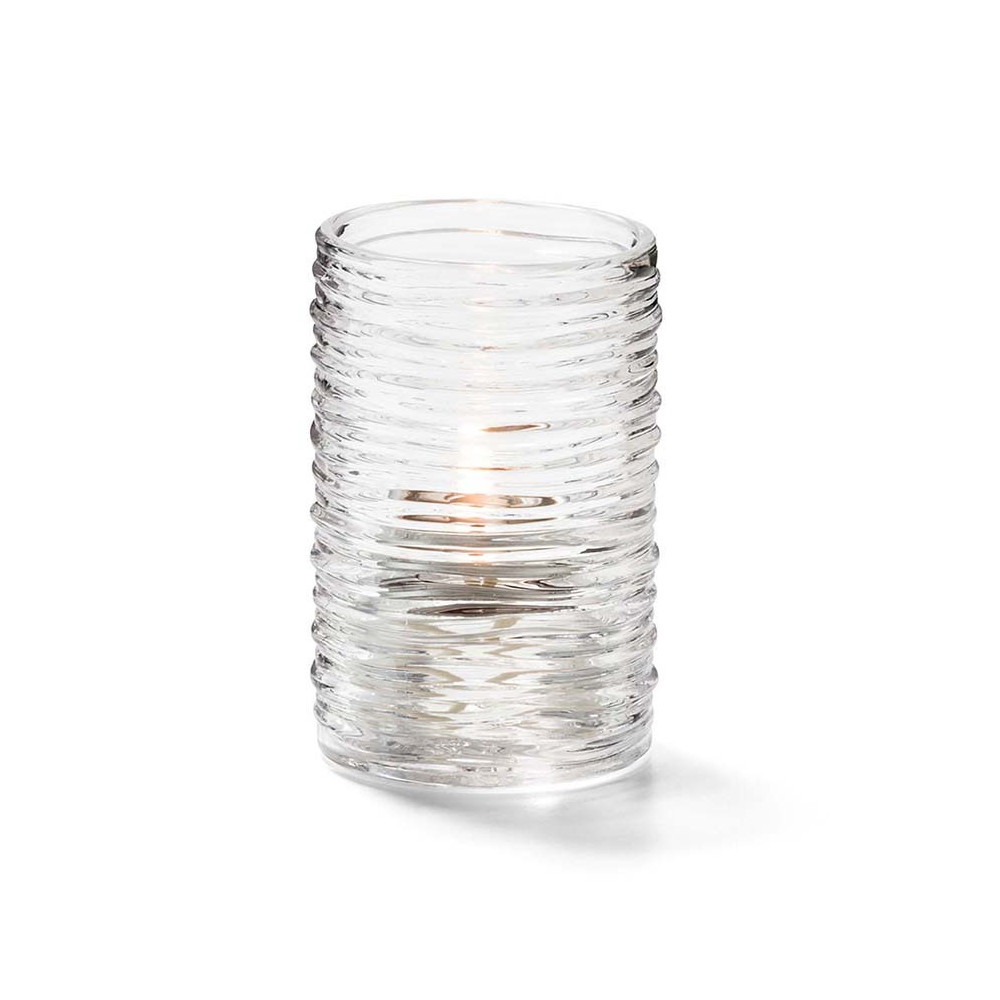 Hollowick Candle Holder, Clear Typhoon
