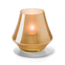 Hollowick Candle Holder, Satin Gold