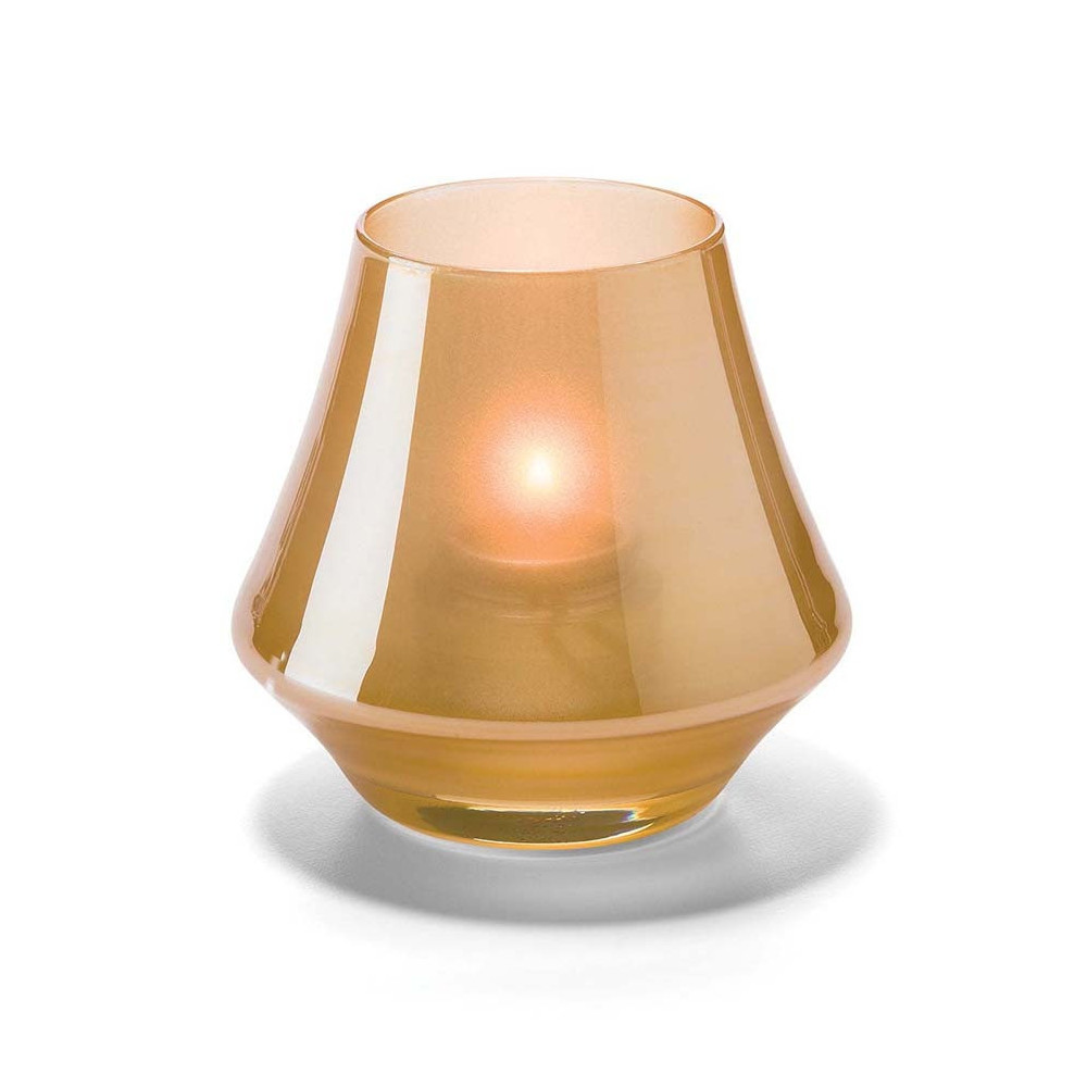 Hollowick Candle Holder, Satin Gold