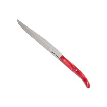 Fortessa Ss Provencal Red Handle Serrated Steak Knife, 9.2 Cm