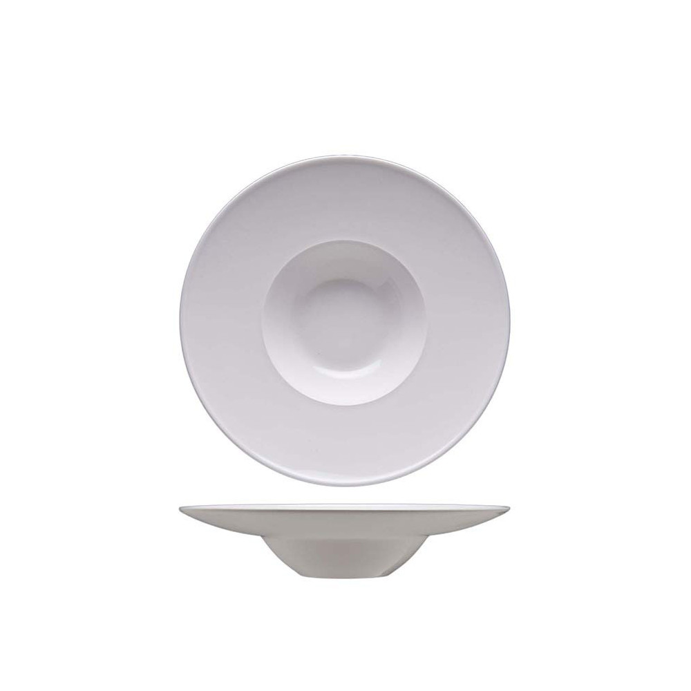 Fortessa Stilus Flat Wide-Rim Pasta Bowl, 28Cm