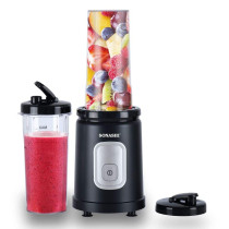 Sonashi Portable Sports Blender/Smoothie Maker 550W, Silver-Black