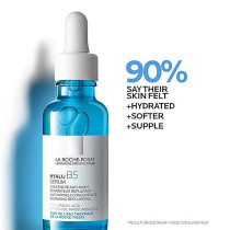 La Roche-Posay Hyalu B5 Pure Hyaluronic Acid Serum for Face, with Vitamin B5. Anti-Aging Serum Concentrate for Fine Lines. Hydrating, Repairing, Replumping. Suitable for Sensitive Skin