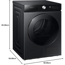 Samsung Dryer, Black 9Kg, With A+++ Energy Efficiency, Quick Drive, Ai Dry, DV90BB9440GBGU