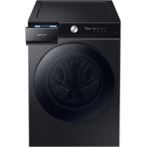 Samsung 18 Kg Washer Dryer Combo, Black, Ecobubble And Ai Wash, WD18B6400KV/GU