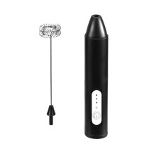 Sonashi Rechargeable Milk Frother, Black