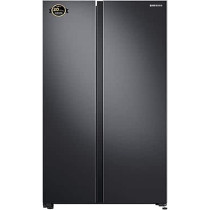 Samsung 680 Liters, Side By Side Refrigerator, Gentle Black Matt, Space Max Technology, RS62R5001B4/AE