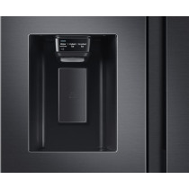 Samsung 660 Liters, Side By Side Refrigerator, Gentle Black Matt, Spacemax Technology, RS64R5331B4/AE