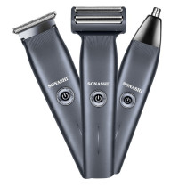Sonashi 6 In 1 Rechargeable Hair Clipper Set, Grey